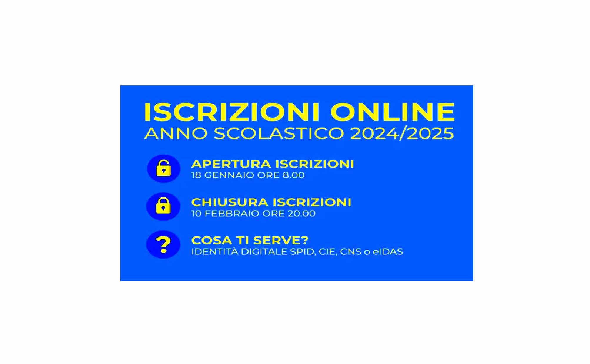 Iscrizioni Per L’anno Scolastico 2024/2025 - Istituto Comprensivo ...